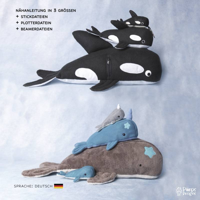 E-Book Piiieps Designs Kuschelwal Rodgi von Stoffe Hemmers