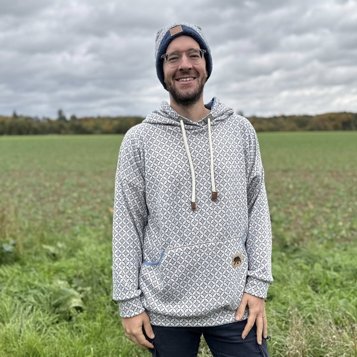 E-Book Pixelfux-Mediendesign Hoodie Weites Winter Meer Herren von Stoffe Hemmers