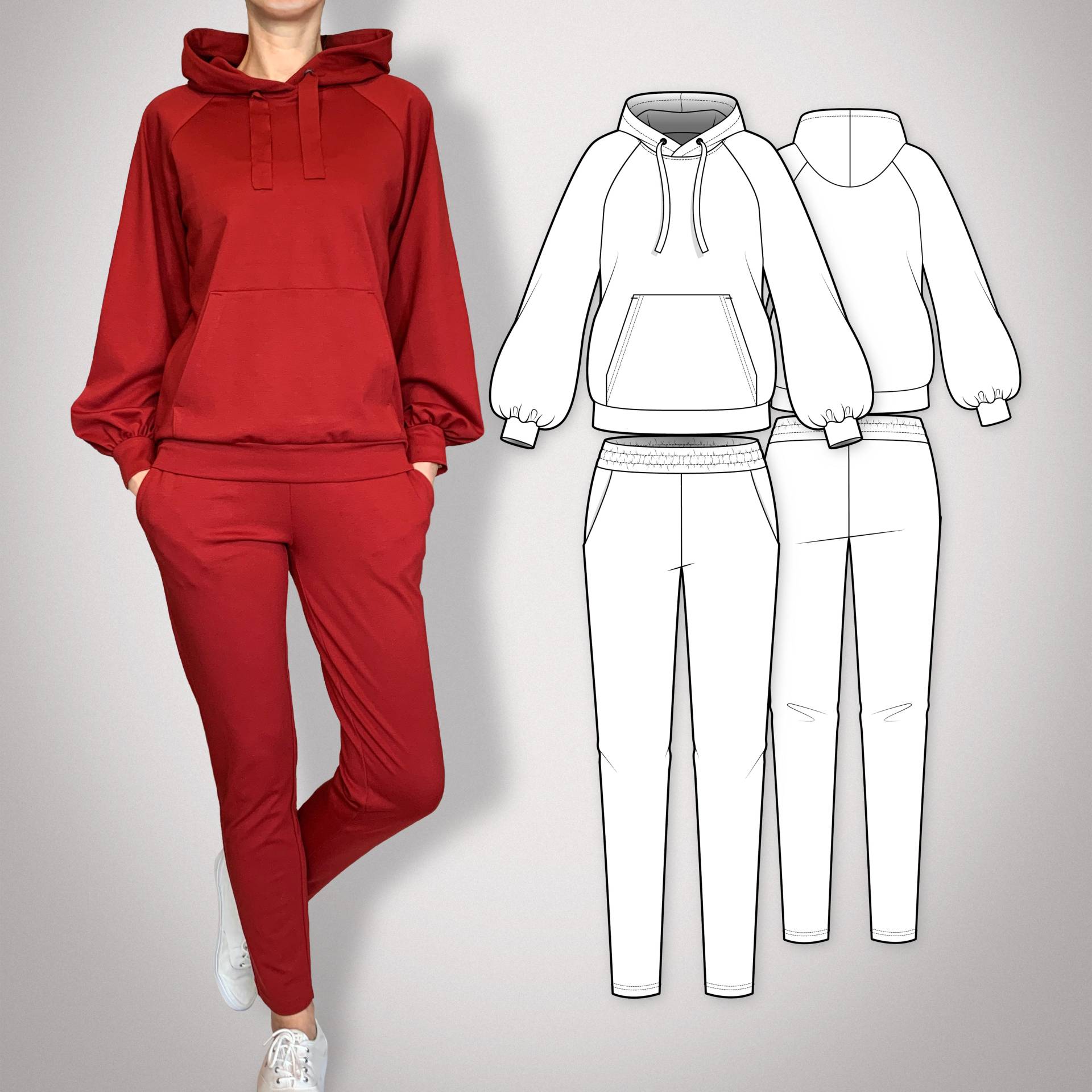 E-Book PrimaRimma Hoodie & Hose / Loungewear Chloe von Stoffe Hemmers