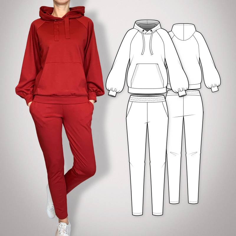 E-Book PrimaRimma Hoodie & Hose / Loungewear Chloe von Stoffe Hemmers