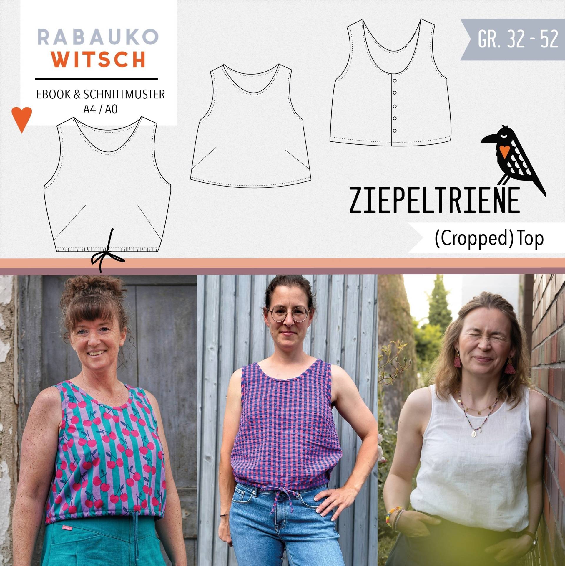 E-Book Rabaukowitsch Damen Oberteil Ziepeltrine E-Book Rabaukowitsch Damen Oberteil Ziepeltrine von Stoffe Hemmers