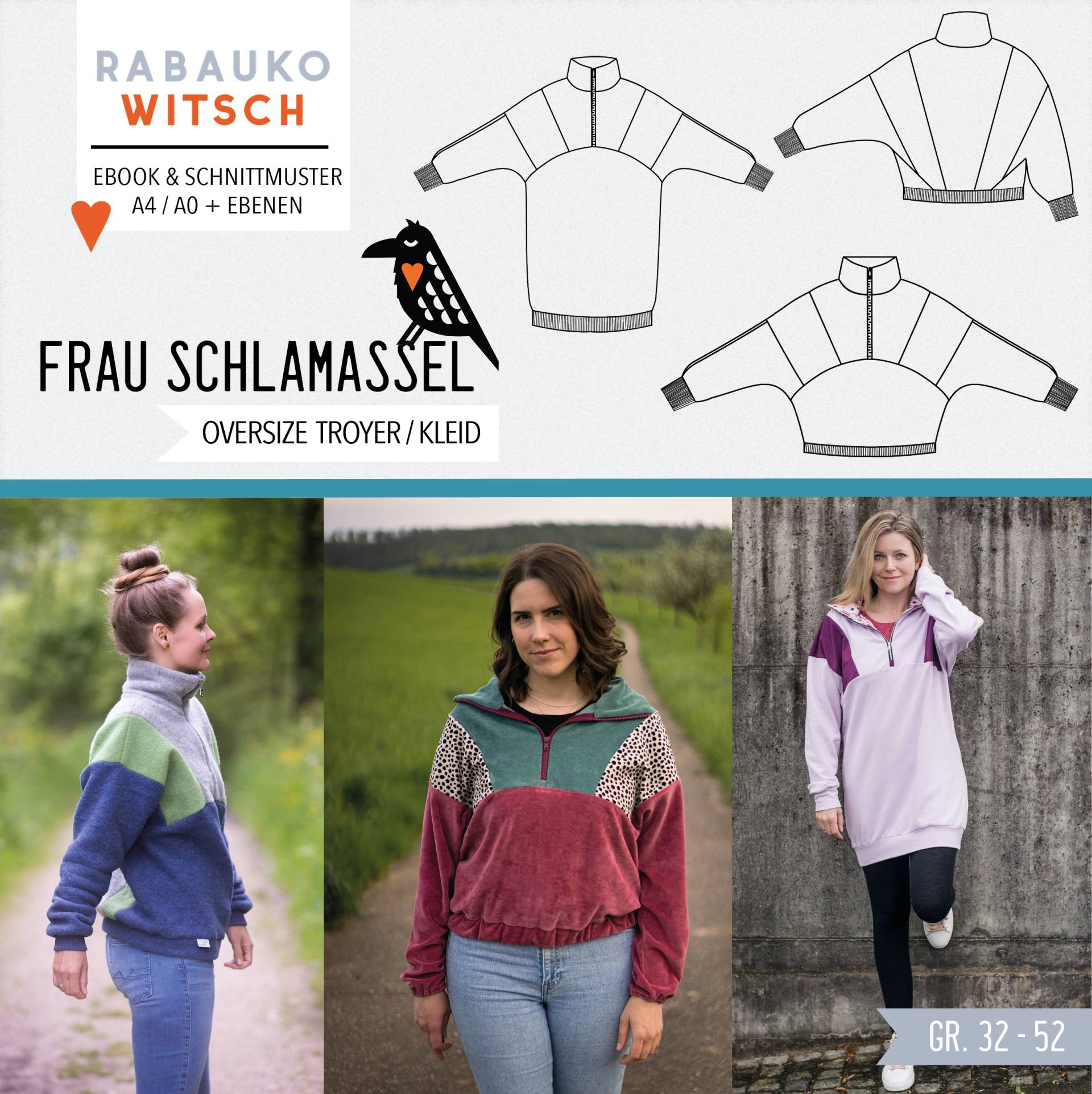 E-Book Rabaukowitsch Damen Oversize Troyer Frau Schlamassel von Stoffe Hemmers