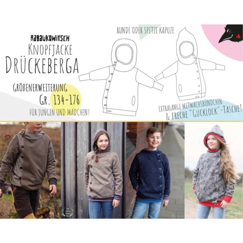 E-Book Rabaukowitsch Kinderjacke Drückeberga Maxi E-Book Rabaukowitsch Kinderjacke Drückeberga Maxi von Stoffe Hemmers