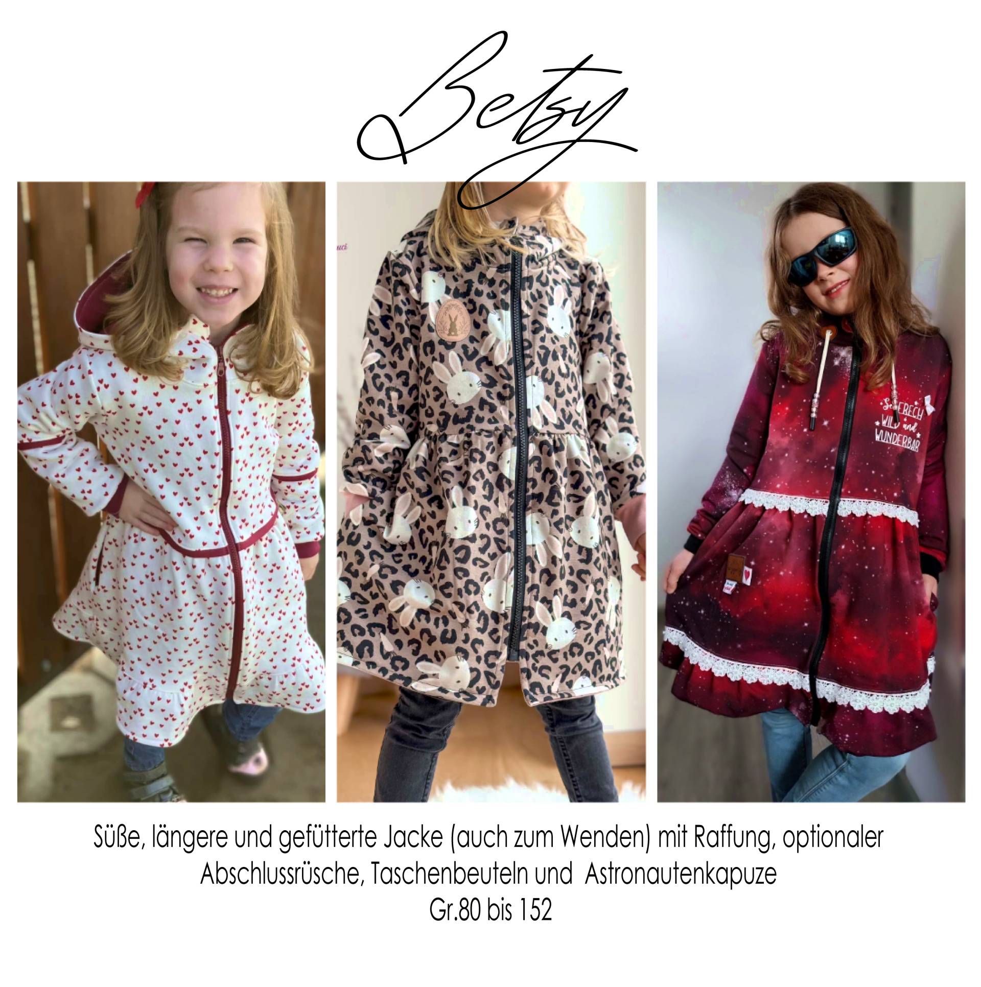 E-Book Rosalieb & Wildblau Betsy Kapuzenjacke Kids von Stoffe Hemmers