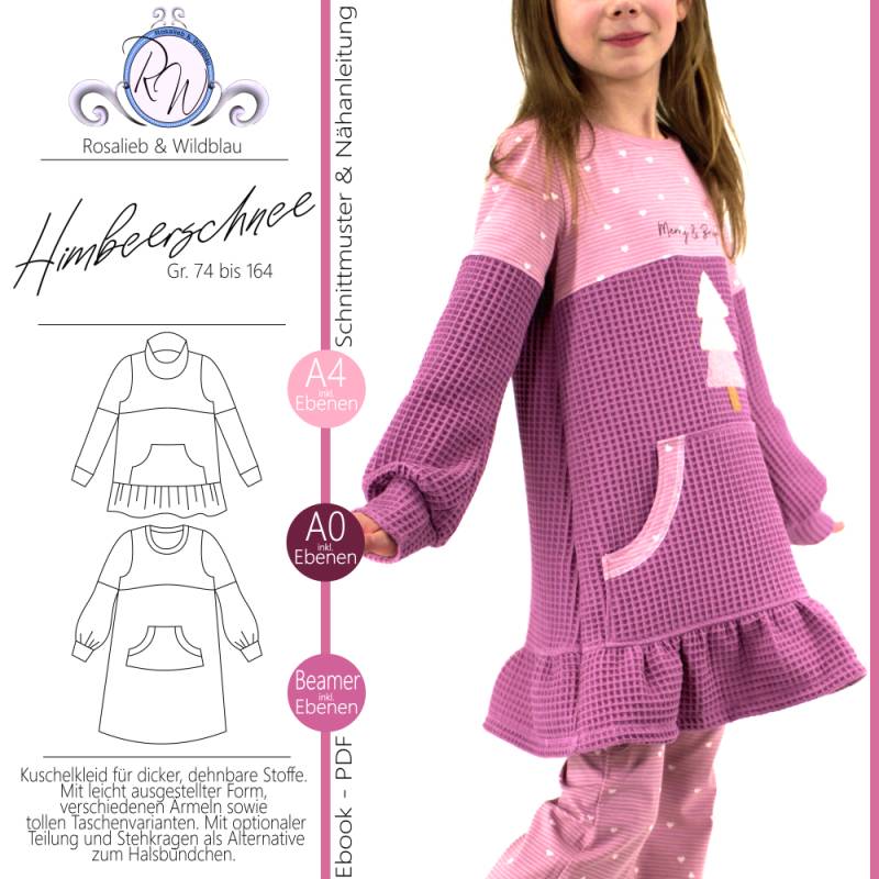 E-Book Rosalieb & Wildblau Kleid Himbeerschnee Kids E-Book Rosalieb & Wildblau Kleid Himbeerschnee Kids von Stoffe Hemmers