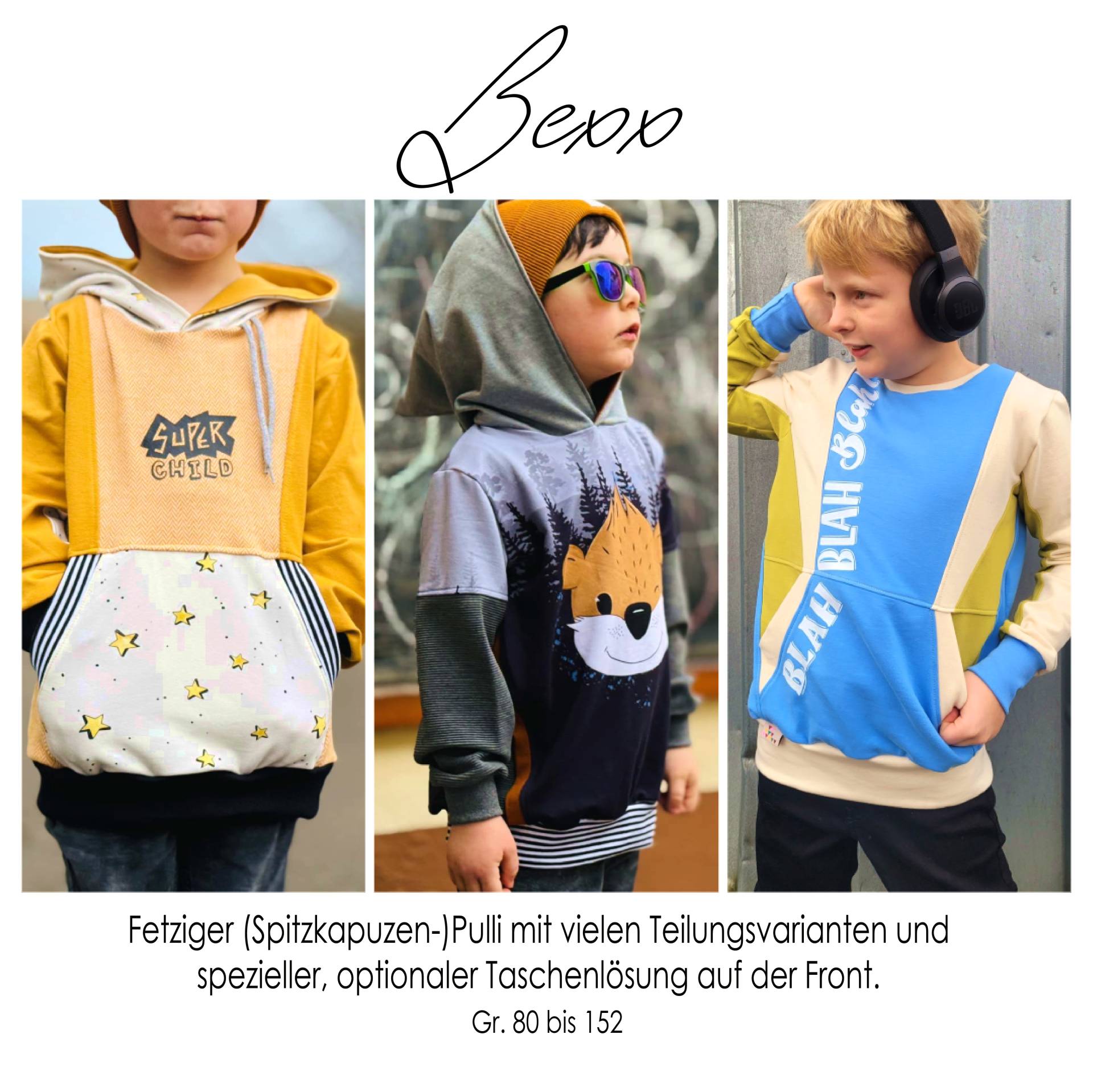 E-Book Rosalieb & Wildblau Pulli/Hoodie Bexx Kids von Stoffe Hemmers
