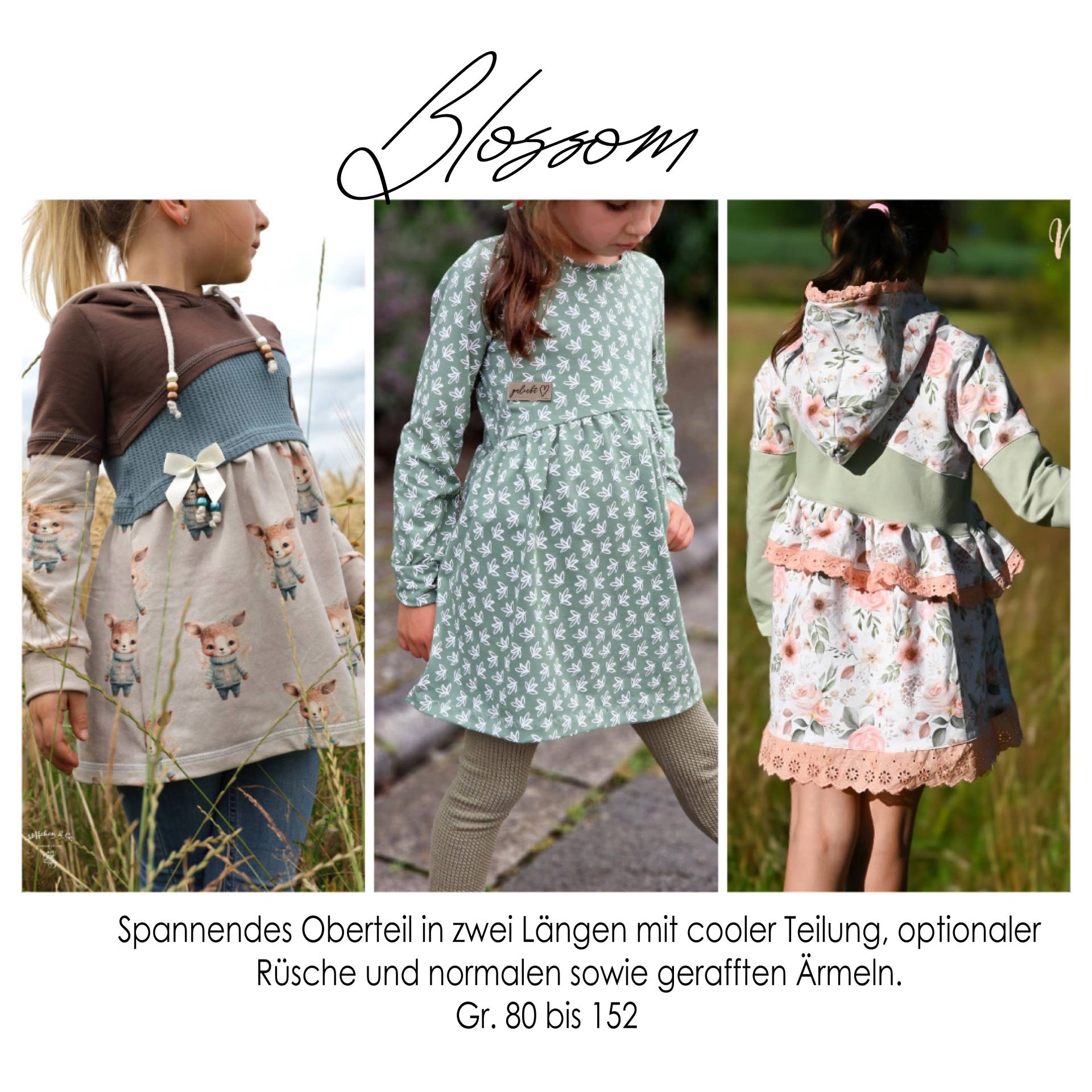 E-Book Rosalieb & Wildblau Shirt/Kleid Blossom Kids von Stoffe Hemmers