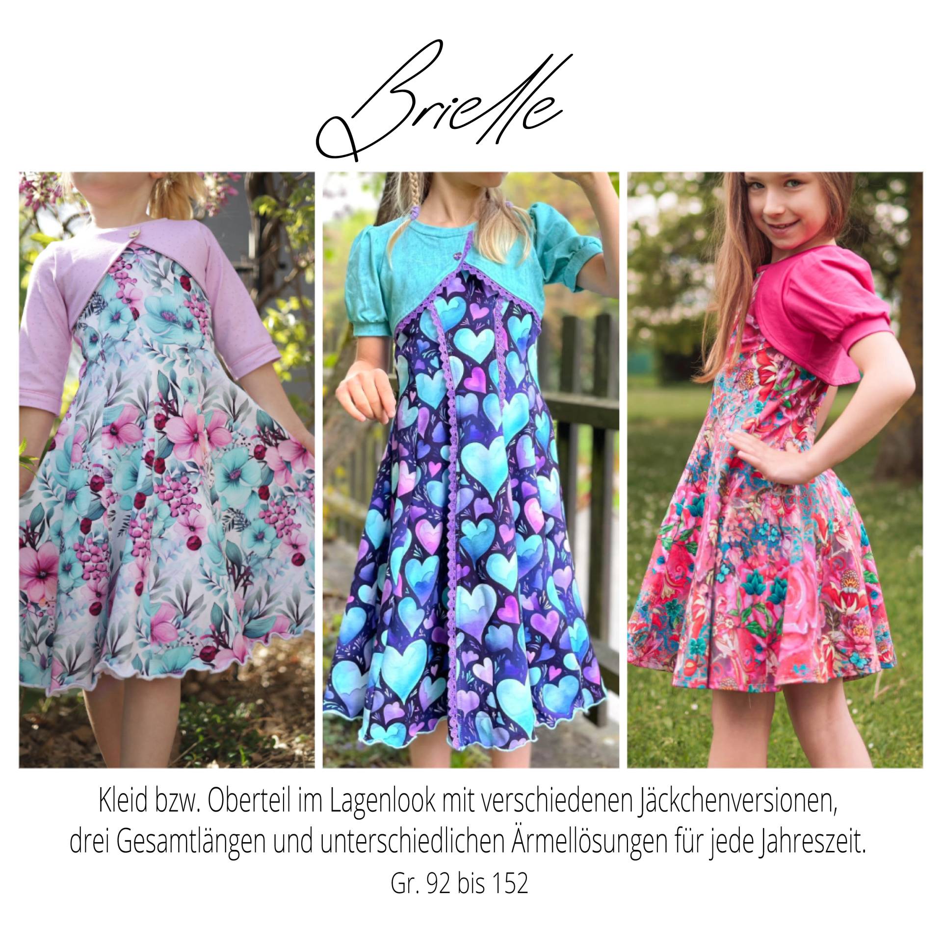 E-Book Rosalieb & Wildblau Shirt/Kleid Brielle Kids von Stoffe Hemmers