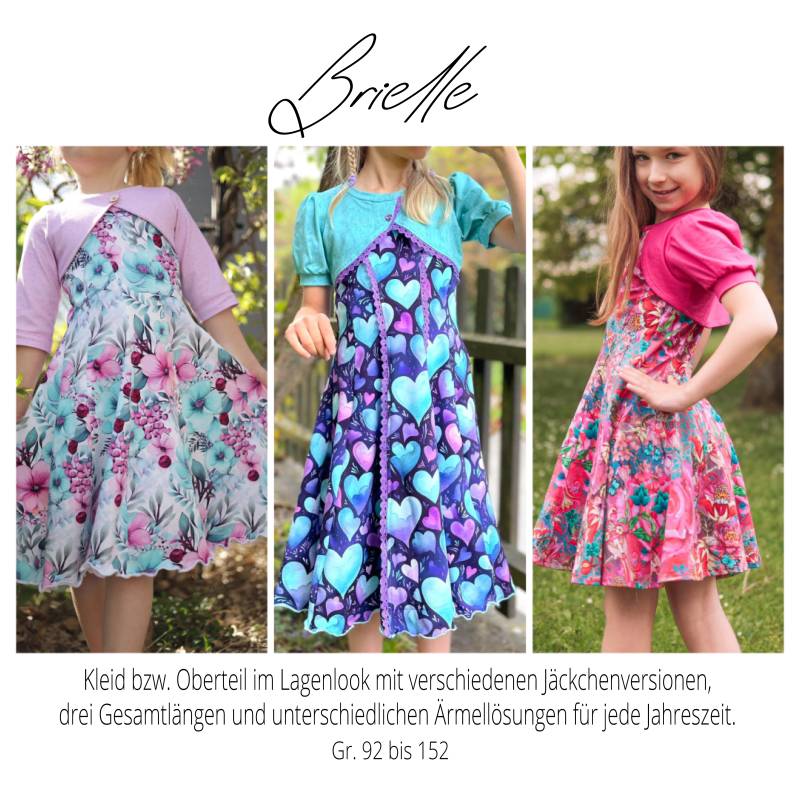 E-Book Rosalieb & Wildblau Shirt/Kleid Brielle Kids von Stoffe Hemmers