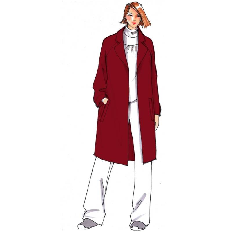 E-Book Schnittmuster Berlin - Raglanmantel Roberta E-Book Schnittmuster Berlin - Raglanmantel Roberta von Stoffe Hemmers