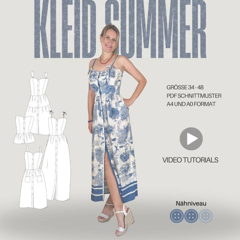 E-Book Sew4Me Damenkleid Summer E-Book Sew4Me Damenkleid Summer von Stoffe Hemmers