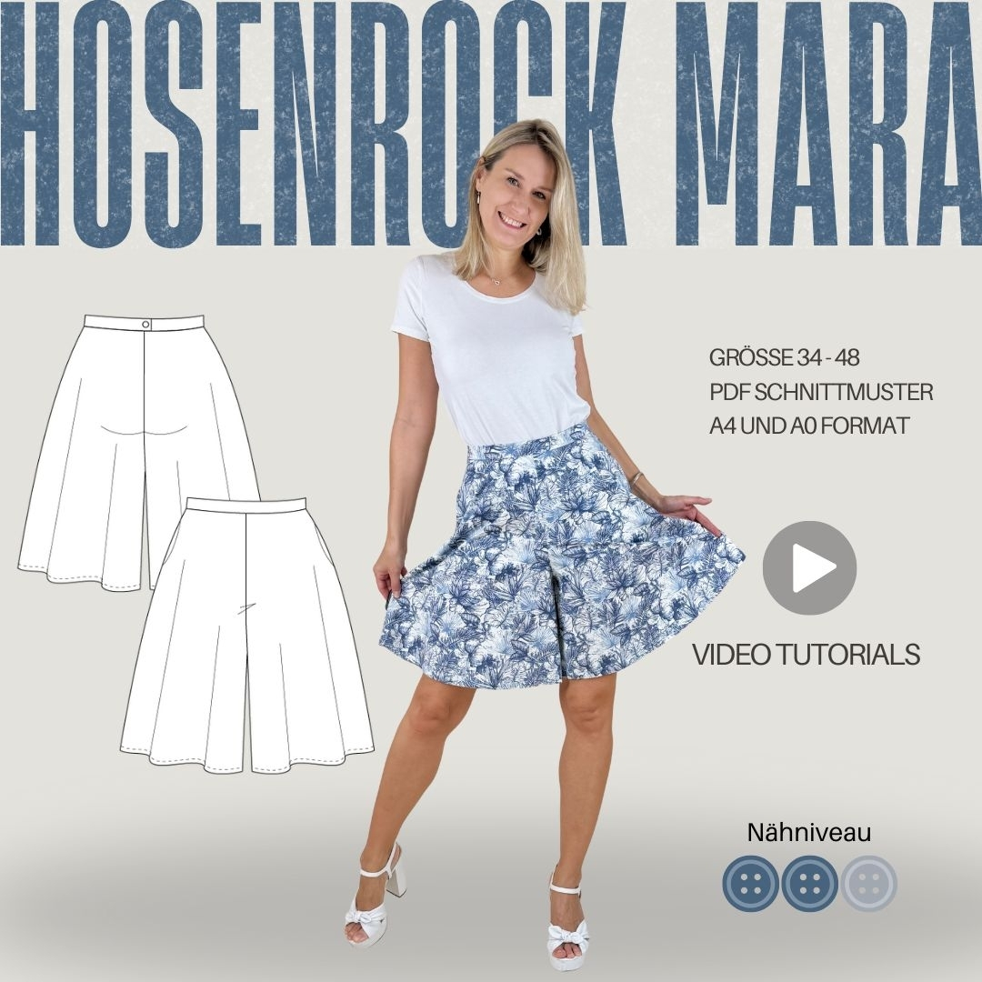 E-Book Sew4Me Hosenrock Damen Mara von Stoffe Hemmers