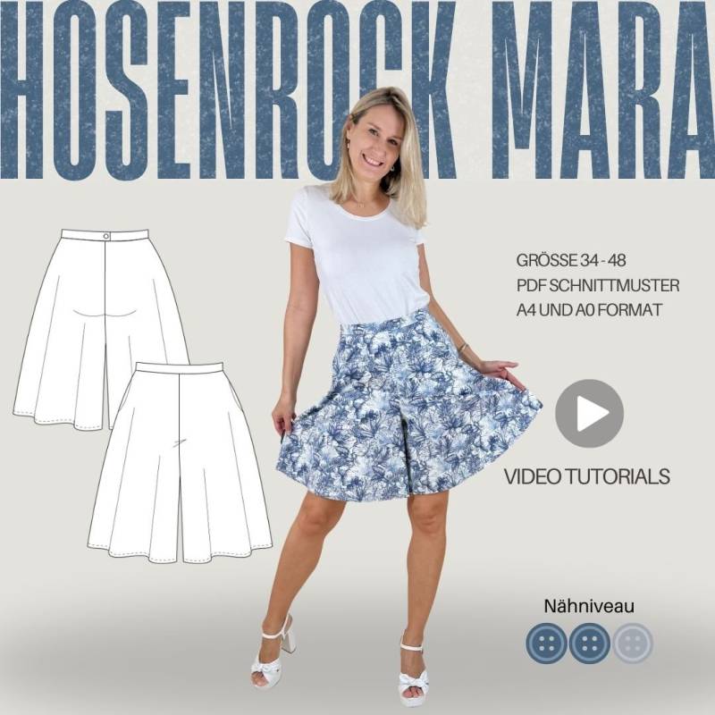 E-Book Sew4Me Hosenrock Damen Mara von Stoffe Hemmers