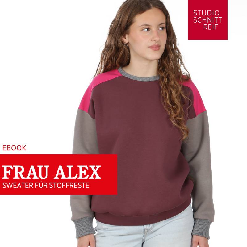 E-Book Studio Schnittreif Frau Alex Damensweater von Stoffe Hemmers