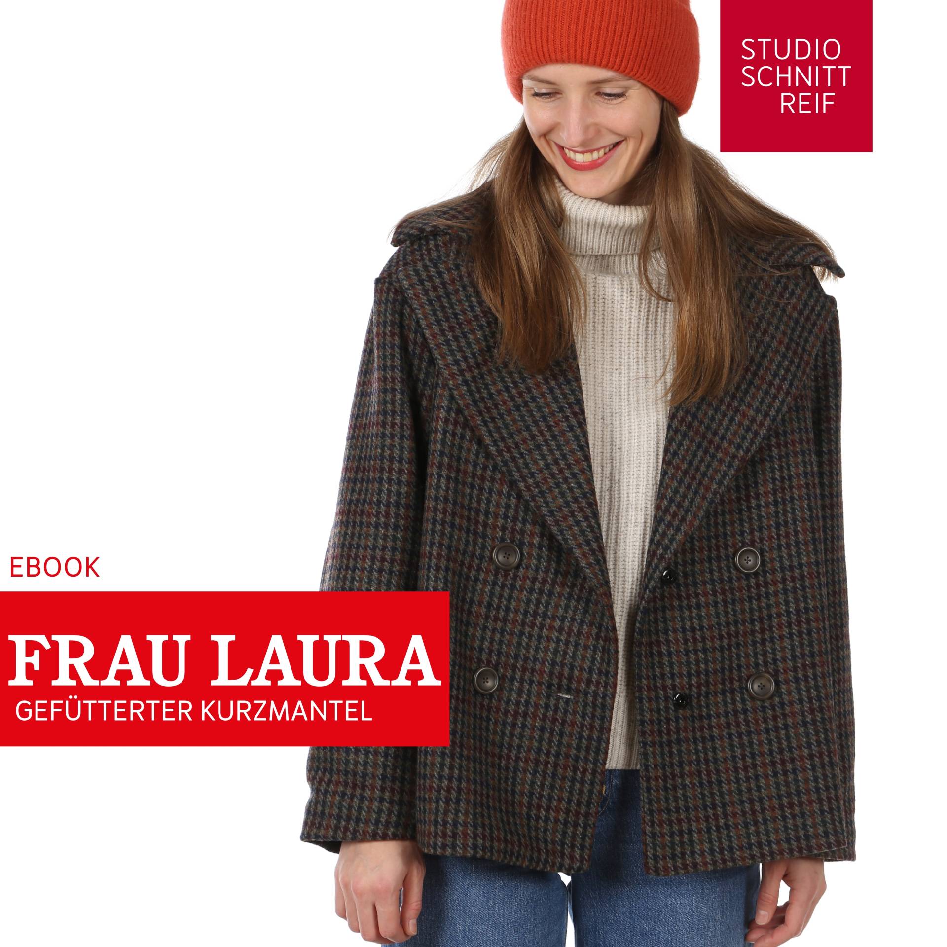 E-Book Studio Schnittreif Frau Laura - Kurzmantel Damen von Stoffe Hemmers