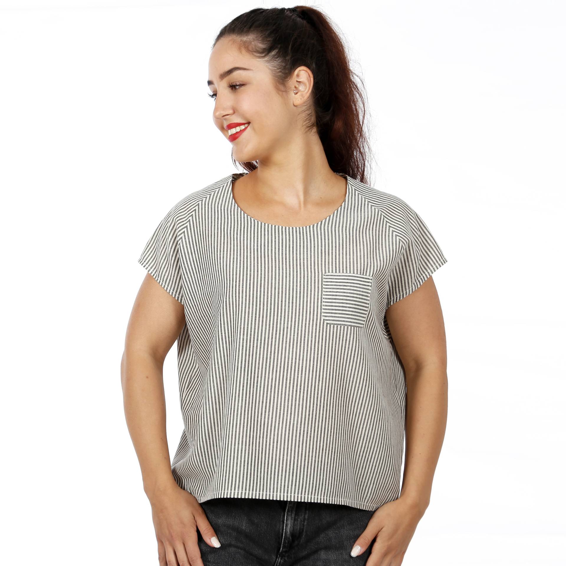 E-Book Studio Schnittreif Frau Mia - Bluse Raglanoptik E-Book Studio Schnittreif Frau Mia - Bluse Raglanoptik von Stoffe Hemmers