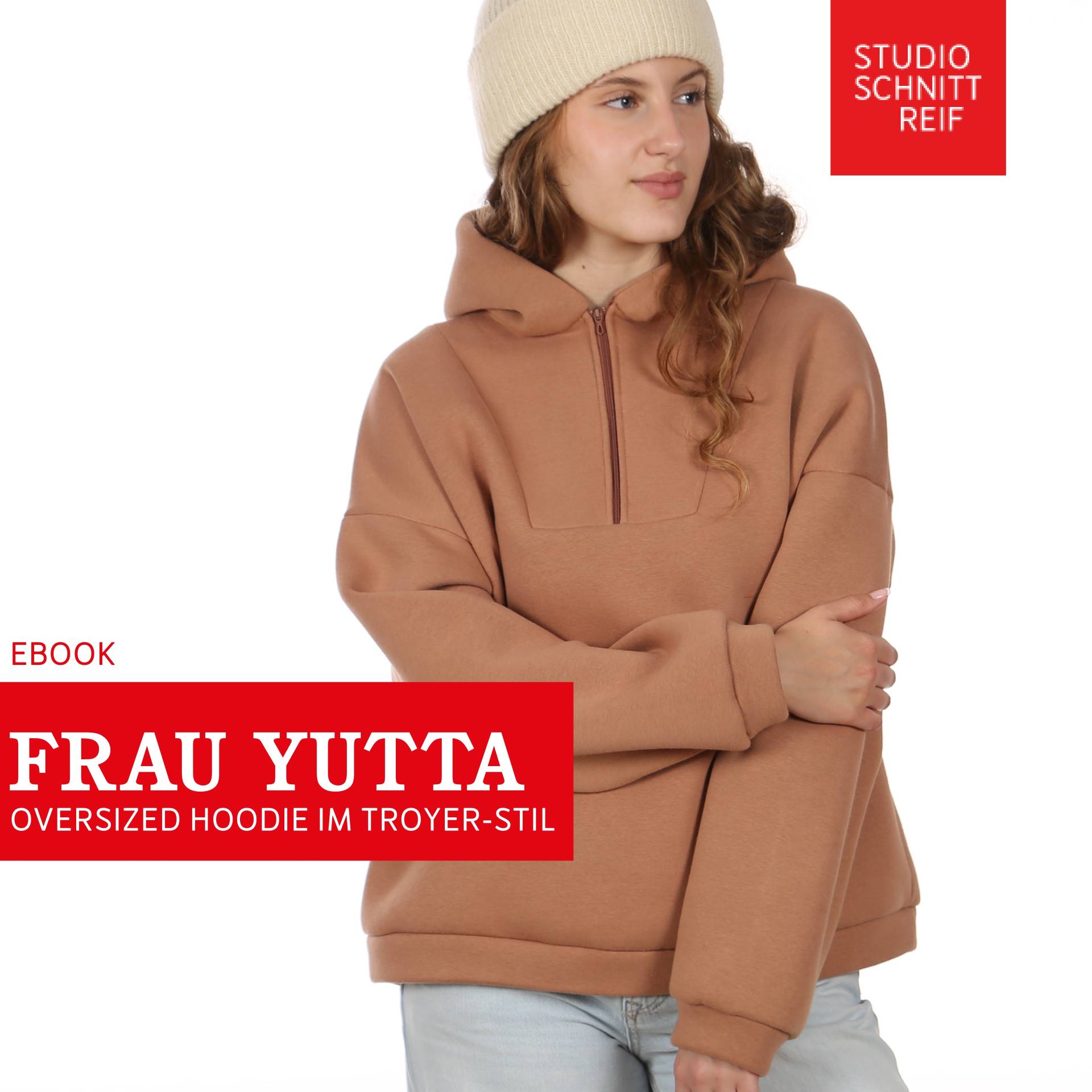 E-Book Studio Schnittreif Frau Yutta Damenhoodie von Stoffe Hemmers