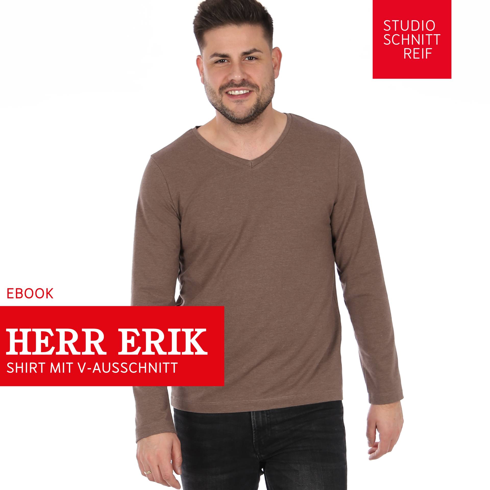 E-Book Studio Schnittreif Herr Erik Basicshirt E-Book Studio Schnittreif Herr Erik Basicshirt von Stoffe Hemmers
