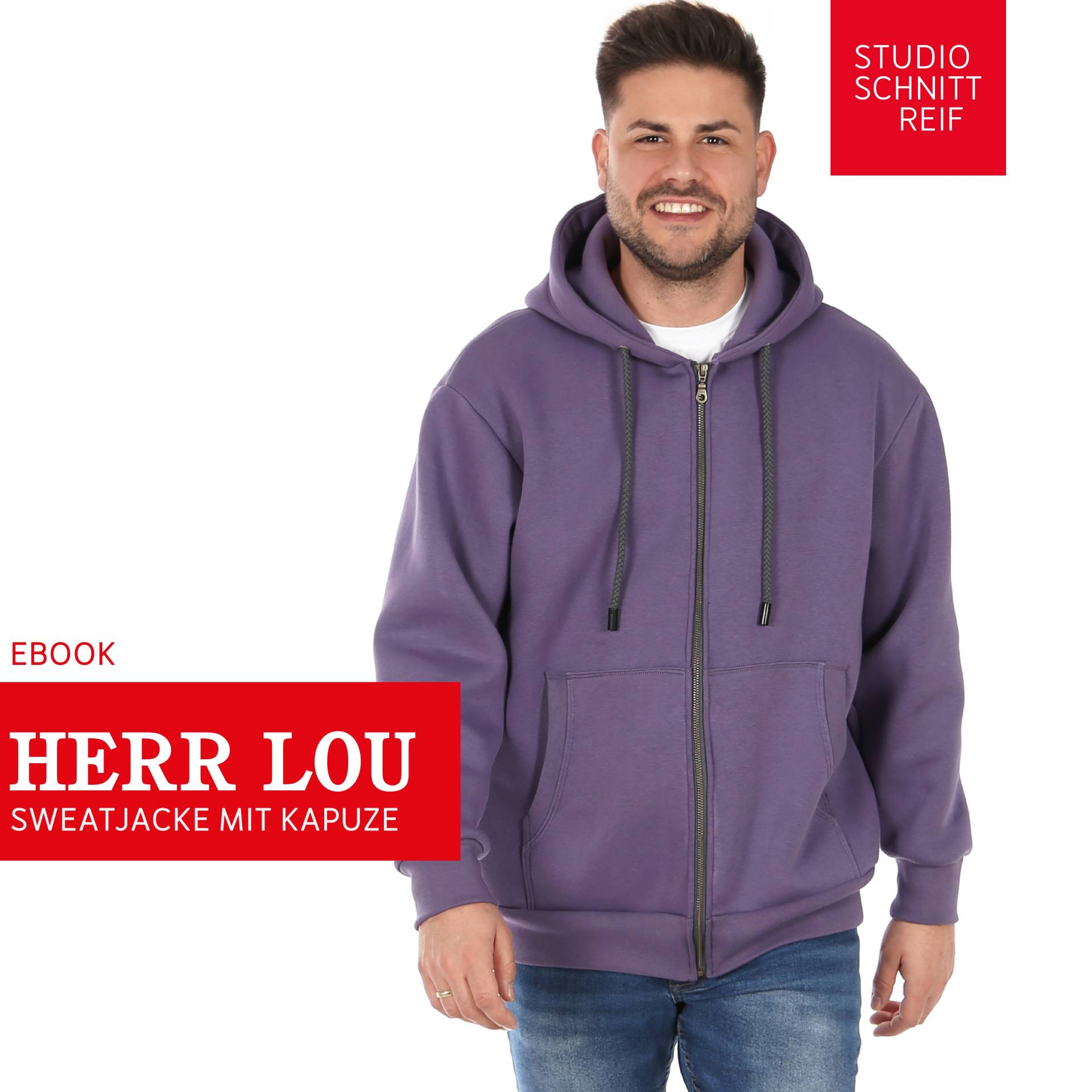 E-Book Studio Schnittreif Herr Lou Sweatjacke E-Book Studio Schnittreif Herr Lou Sweatjacke von Stoffe Hemmers