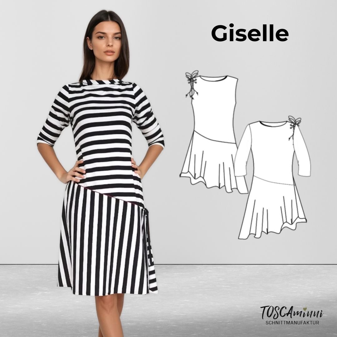 E-Book TOSCAminni Schnittmanufaktur Damen Kleid Giselle von Stoffe Hemmers