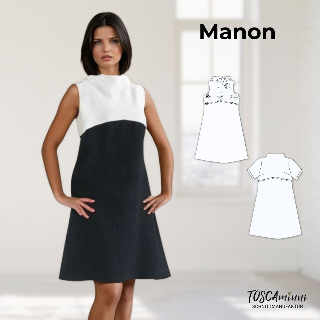 E-Book TOSCAminni Schnittmanufaktur Damen Kleid Manon E-Book TOSCAminni Schnittmanufaktur Damen Kleid Manon von Stoffe Hemmers