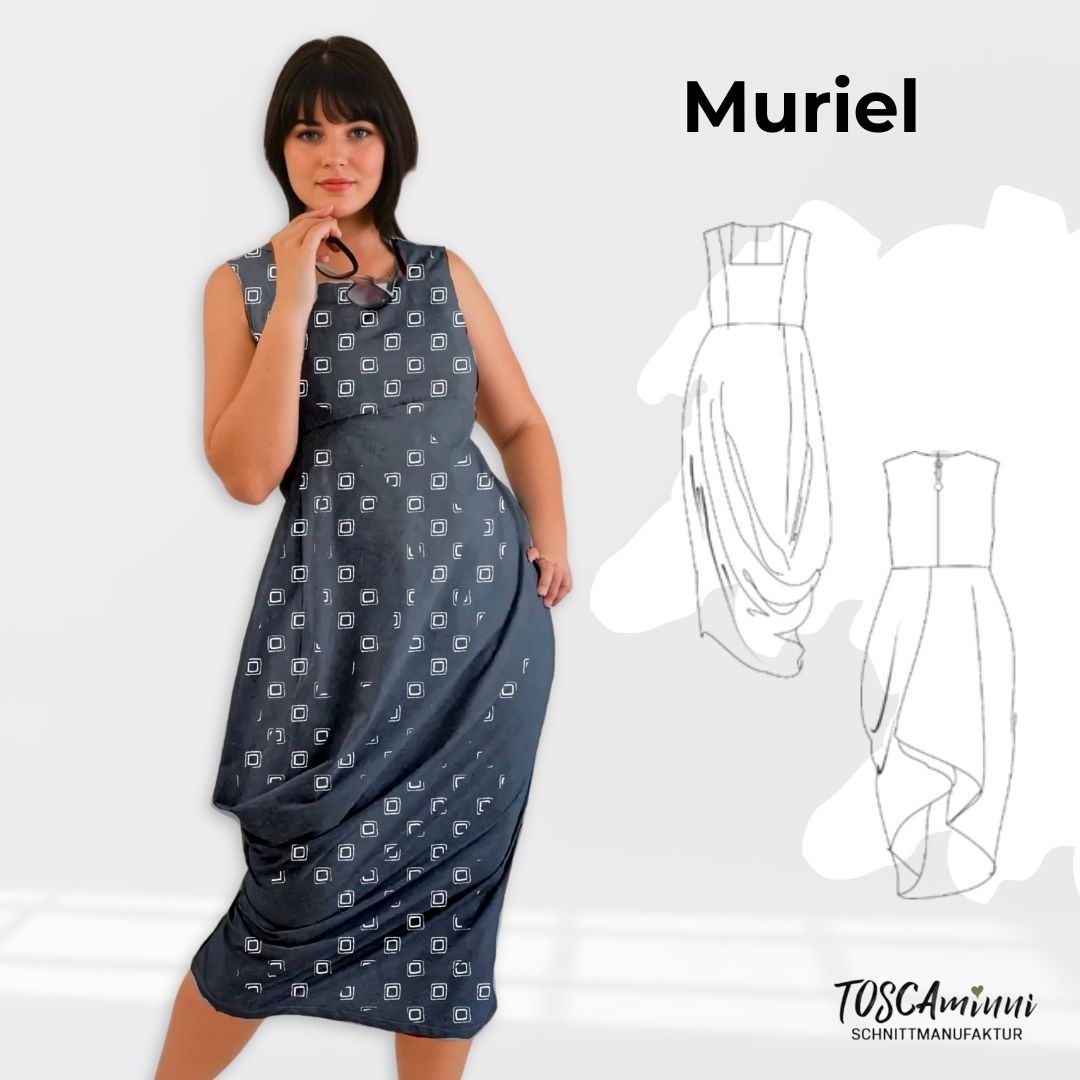 E-Book TOSCAminni Schnittmanufaktur Damen Kleid Muriel E-Book TOSCAminni Schnittmanufaktur Damen Kleid Muriel von Stoffe Hemmers