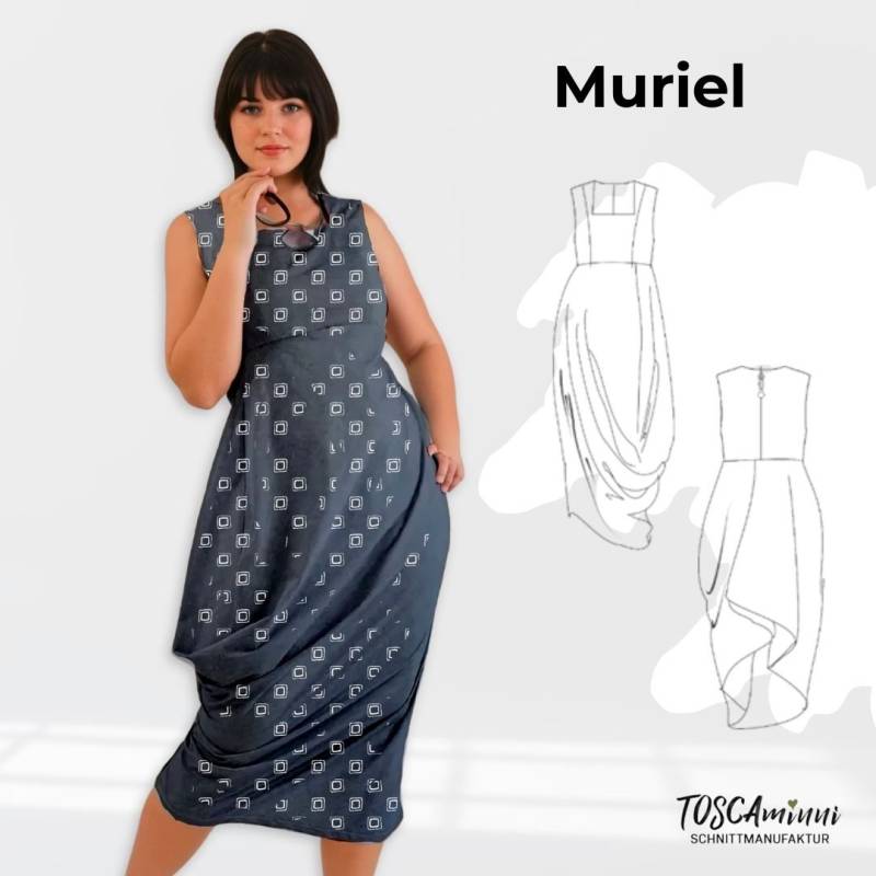 E-Book TOSCAminni Schnittmanufaktur Damen Kleid Muriel von Stoffe Hemmers