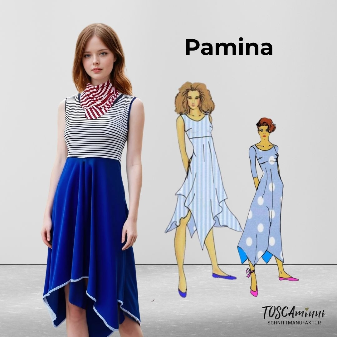 E-Book TOSCAminni Schnittmanufaktur Damen Kleid Pamina E-Book TOSCAminni Schnittmanufaktur Damen Kleid Pamina von Stoffe Hemmers
