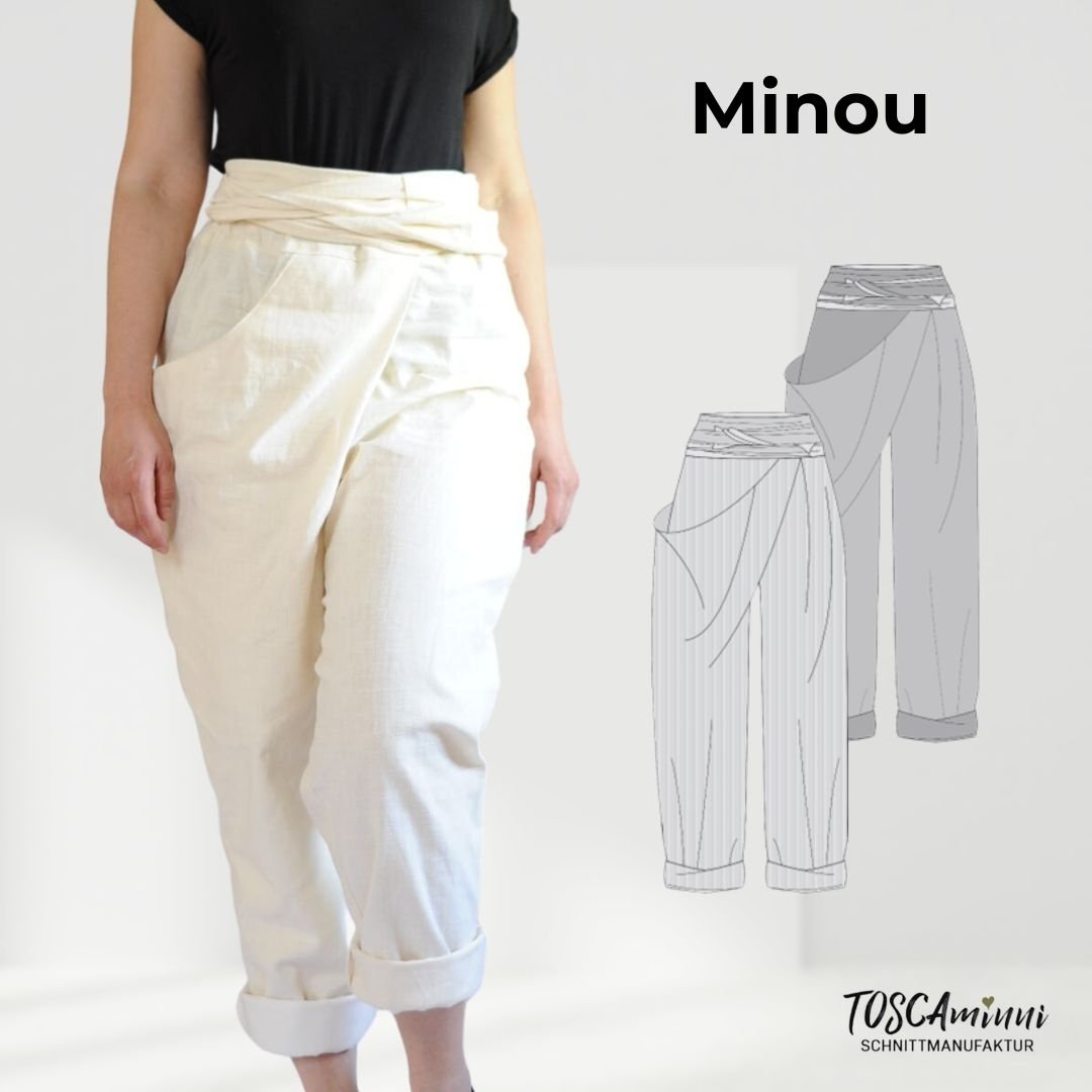 E-Book TOSCAminni Schnittmanufaktur Damen Leinenhose Minou E-Book TOSCAminni Schnittmanufaktur Damen Leinenhose Minou von Stoffe Hemmers