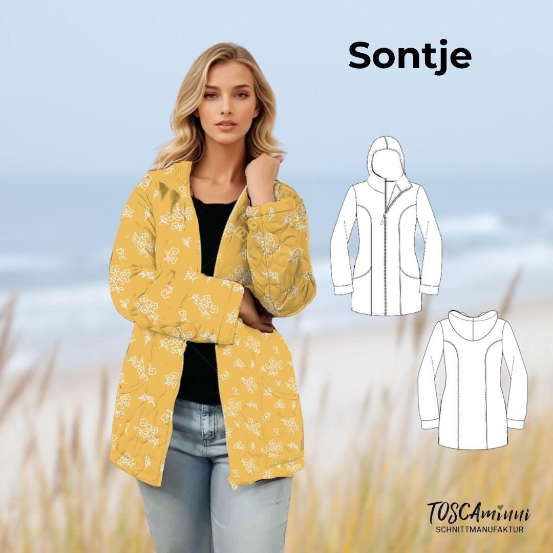 E-Book TOSCAminni Schnittmanufaktur Damenjacke Sontje E-Book TOSCAminni Schnittmanufaktur Damenjacke Sontje von Stoffe Hemmers
