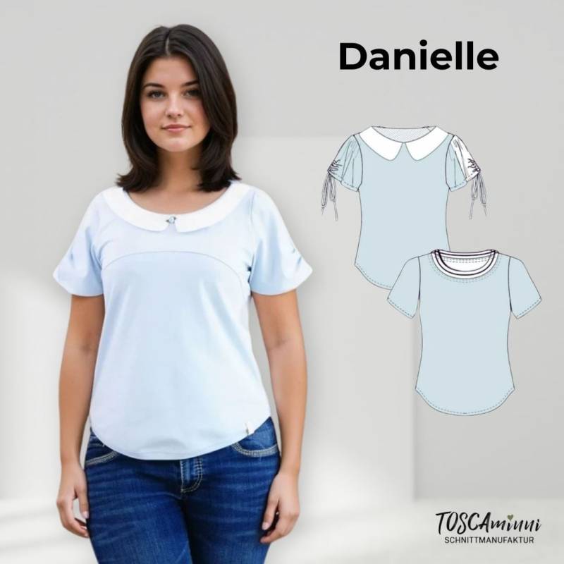 E-Book TOSCAminni Schnittmanufaktur Danielle Shirt Damen von Stoffe Hemmers