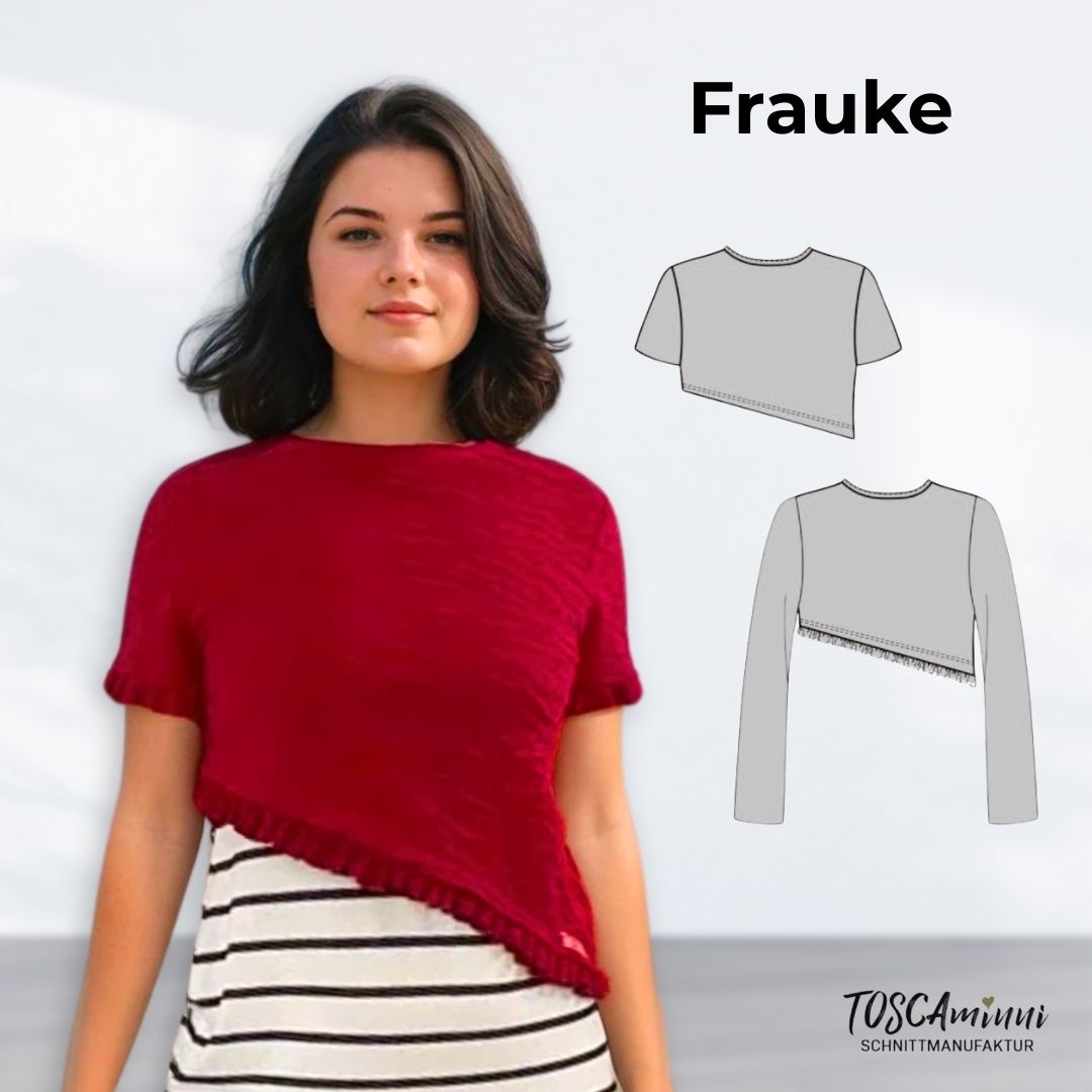 E-Book TOSCAminni Schnittmanufaktur Frauke Damenshirt von Stoffe Hemmers