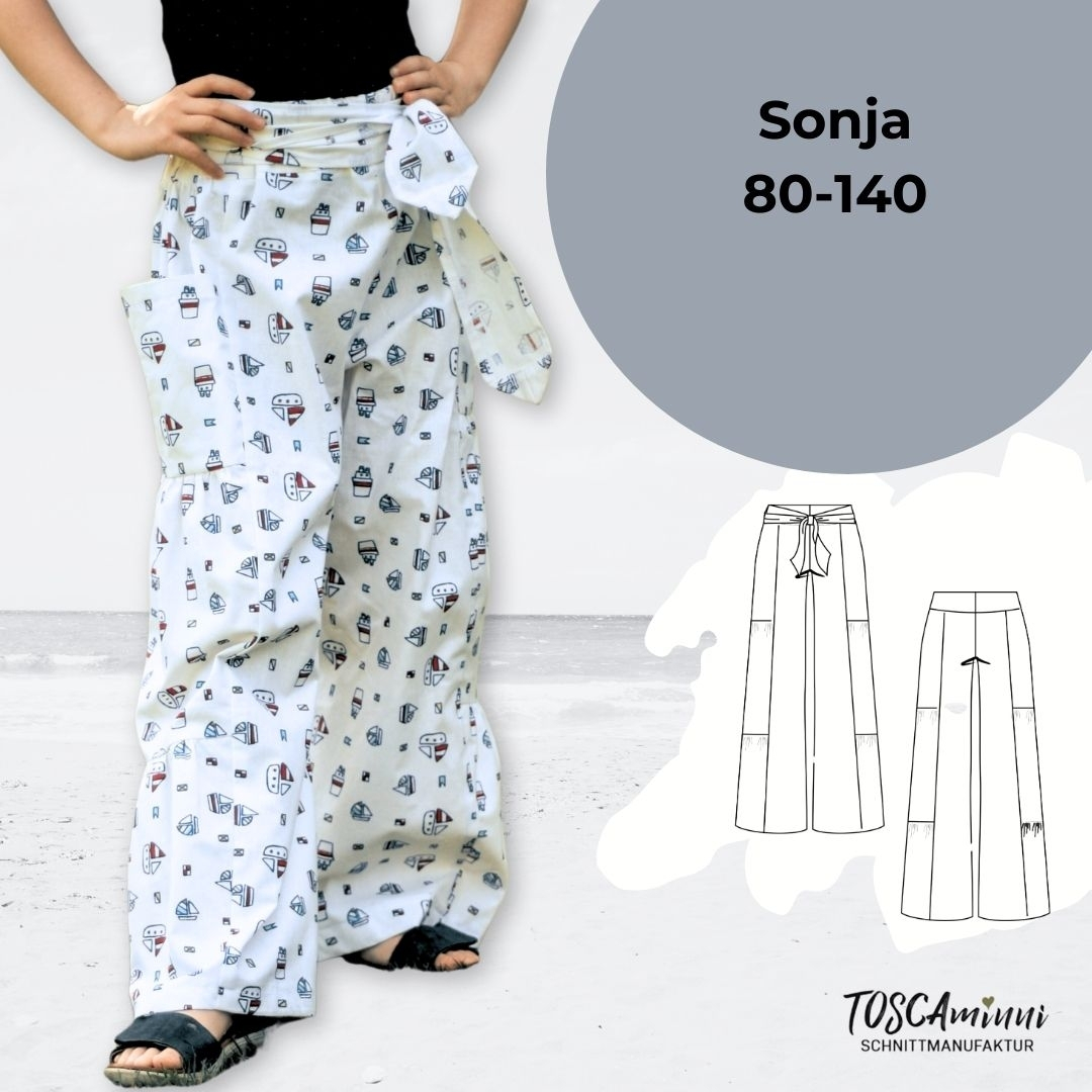 E-Book TOSCAminni Schnittmanufaktur Kinder Hose Sonja Minni von Stoffe Hemmers