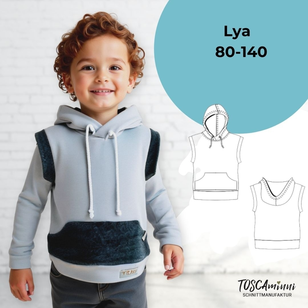 E-Book TOSCAminni Schnittmanufaktur Sweater Pullunder Lya Minni Kids von Stoffe Hemmers