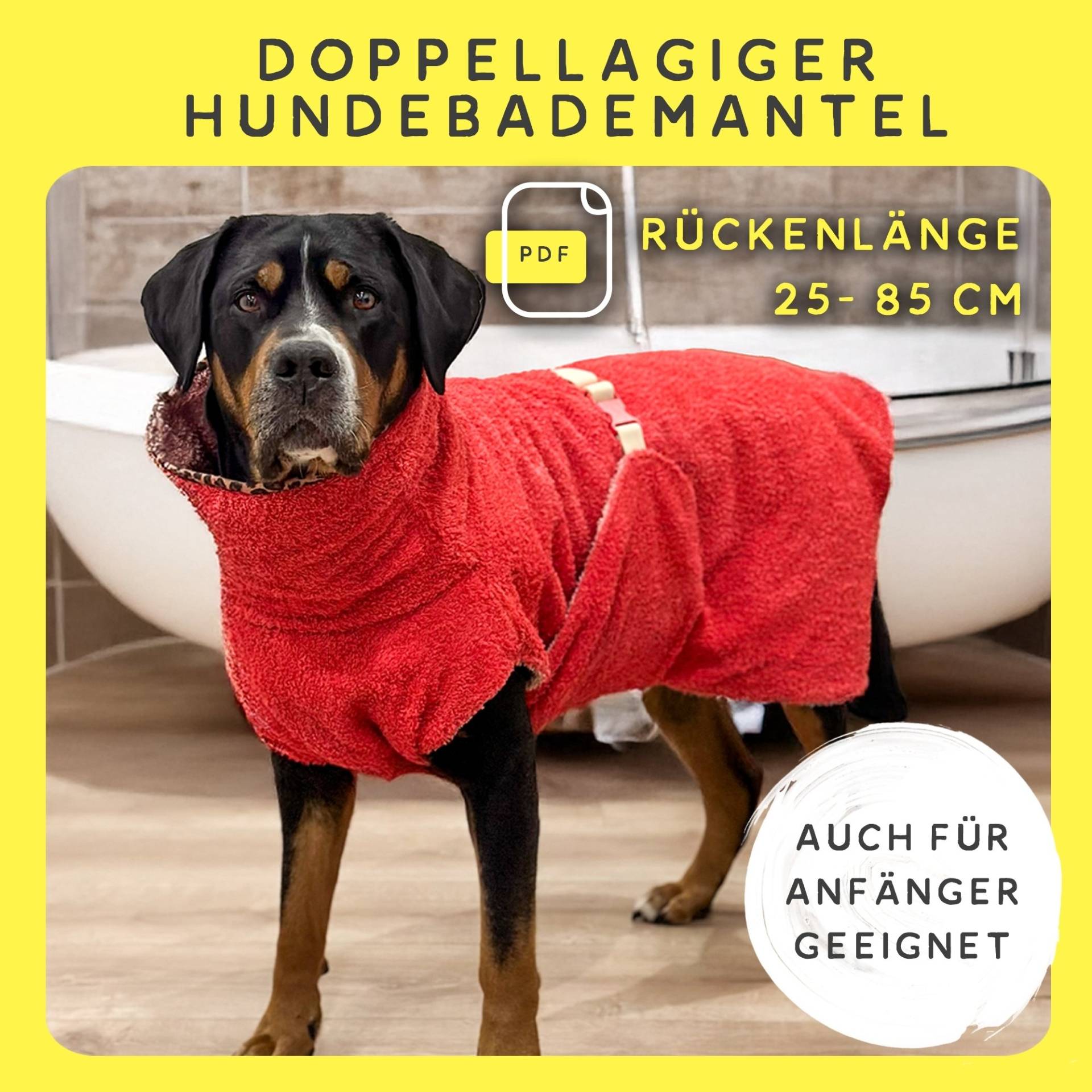 E-Book The DogWorkShop Hundebademantel Towelie von Stoffe Hemmers