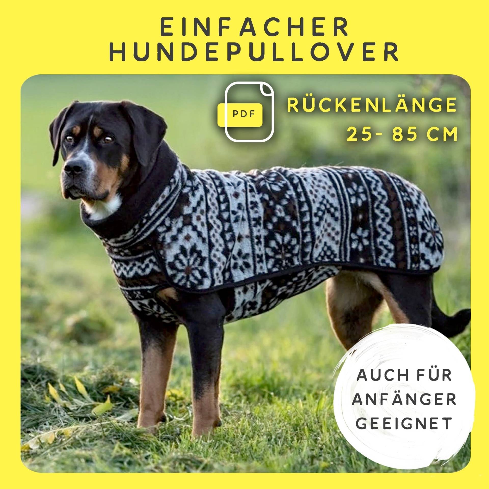 E-Book The DogWorkShop Hundepullover Cozy von Stoffe Hemmers