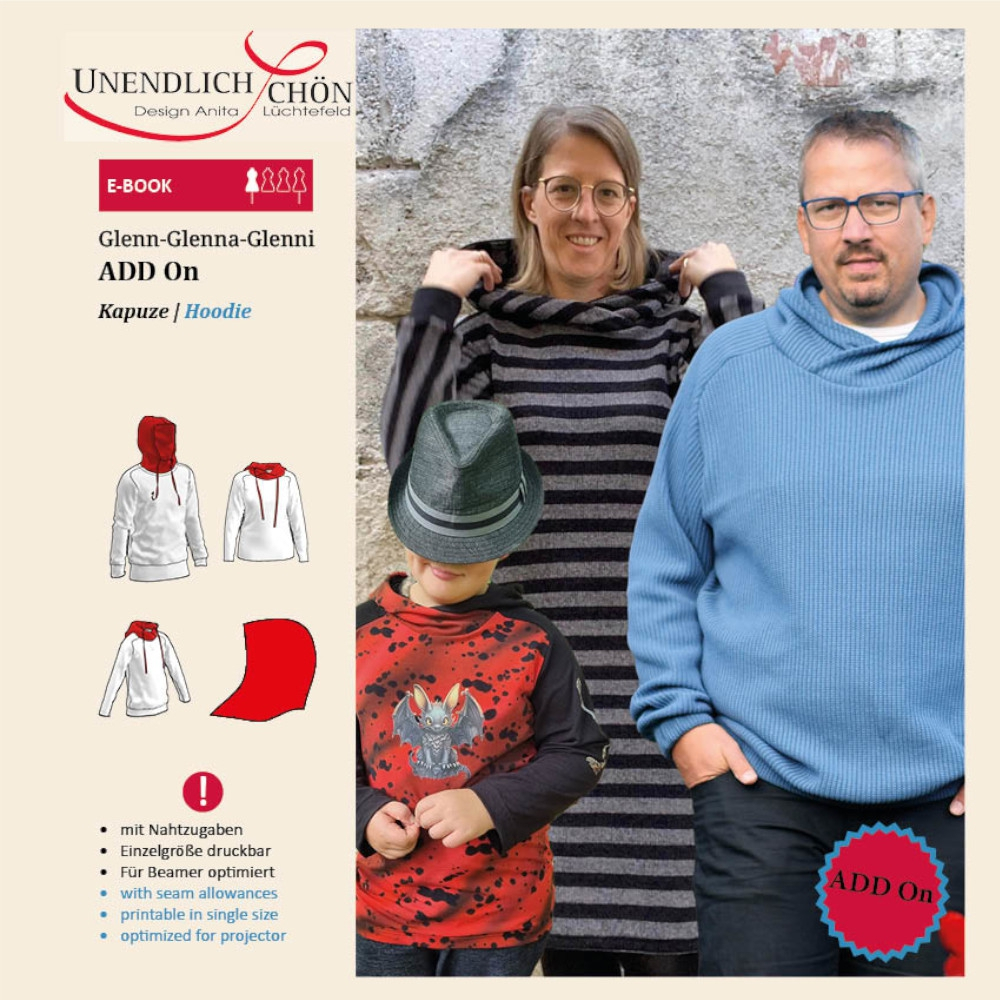 E-Book Unendlich Schön Add on Familien Kombi Glenna-Glenn-Glenni Raglan Pulli E-Book Unendlich Schön Add on Familien Kombi Glenna-Glenn-Glenni Raglan Pulli von Stoffe Hemmers