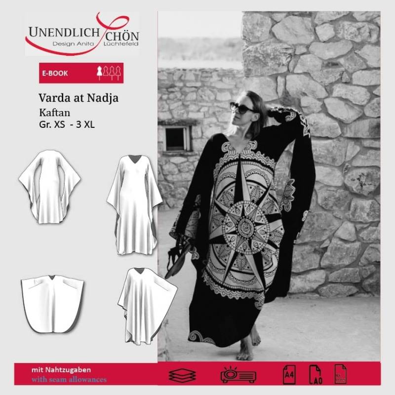 E-Book Unendlich Schön Kaftan Varda at Nadja von Stoffe Hemmers