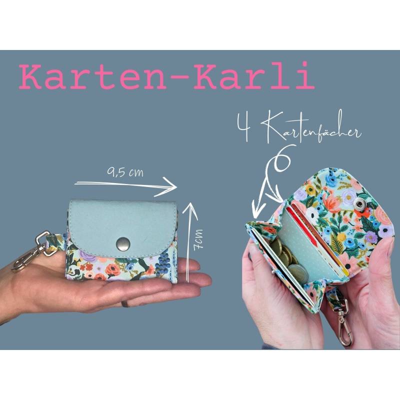 E-Book Unikati Etui Karten Karli von Stoffe Hemmers