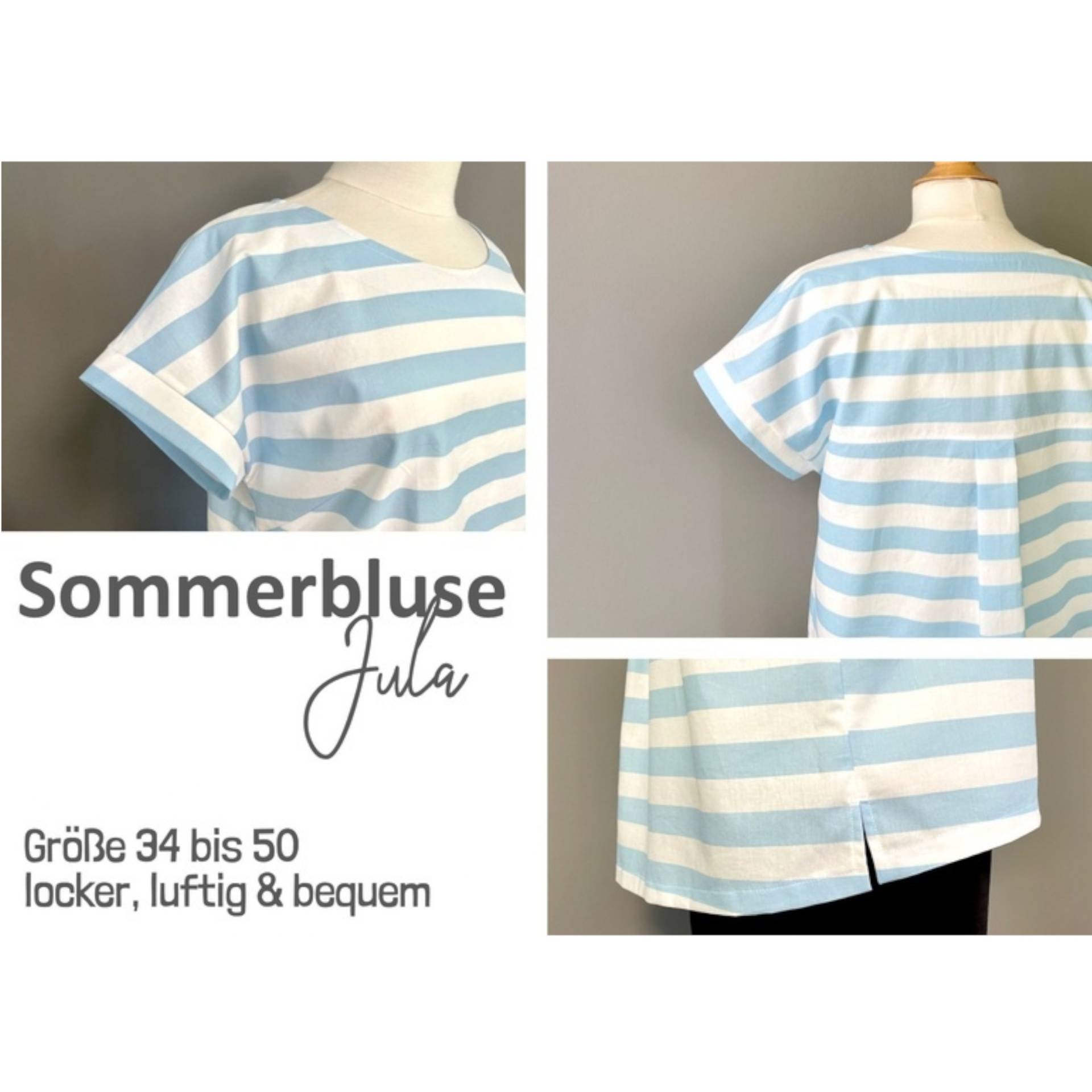 E-Book Windschnittich Sommerbluse Jula von Stoffe Hemmers