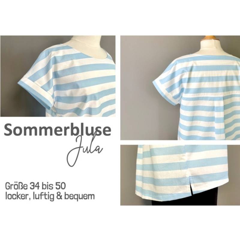 E-Book Windschnittich Sommerbluse Jula von Stoffe Hemmers