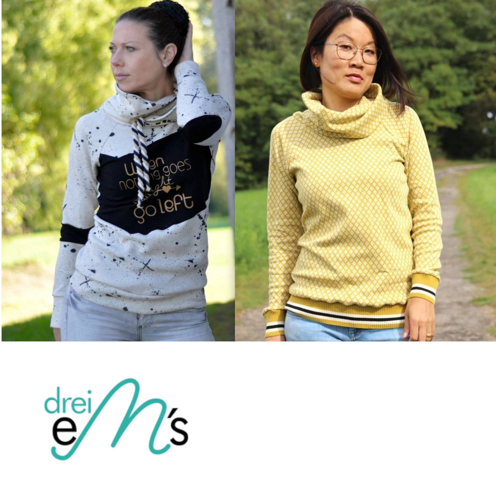 E-Book drei eM's Add on Hoodie/Hoodiekleid Julieta von Stoffe Hemmers