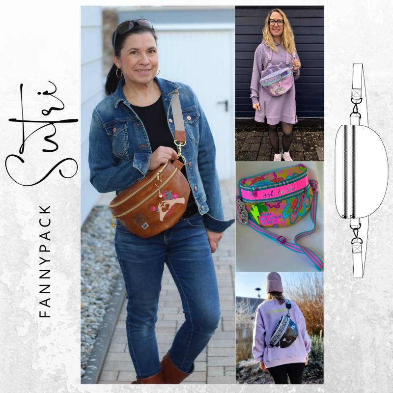 E-Book drei eM's Fannypack Sutri von Stoffe Hemmers