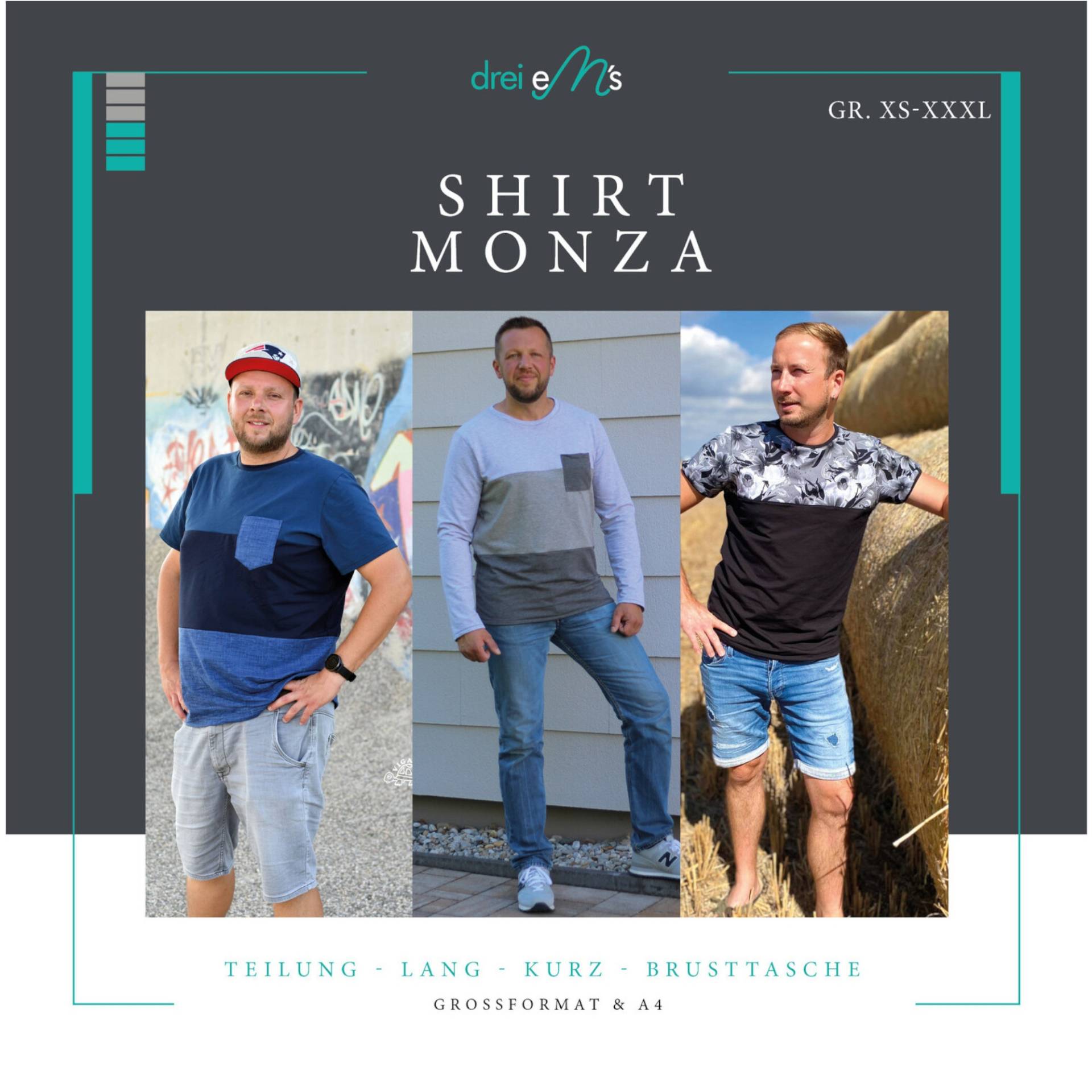 E-Book drei eM's Herrenshirt Monza E-Book drei eM's Herrenshirt Monza von Stoffe Hemmers
