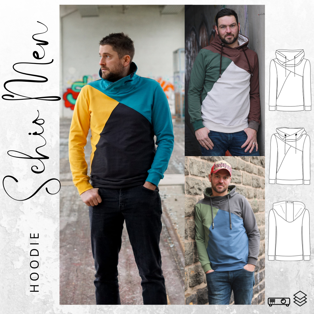 E-Book drei eM's Hoodie Schio Men E-Book drei eM's Hoodie Schio Men von Stoffe Hemmers