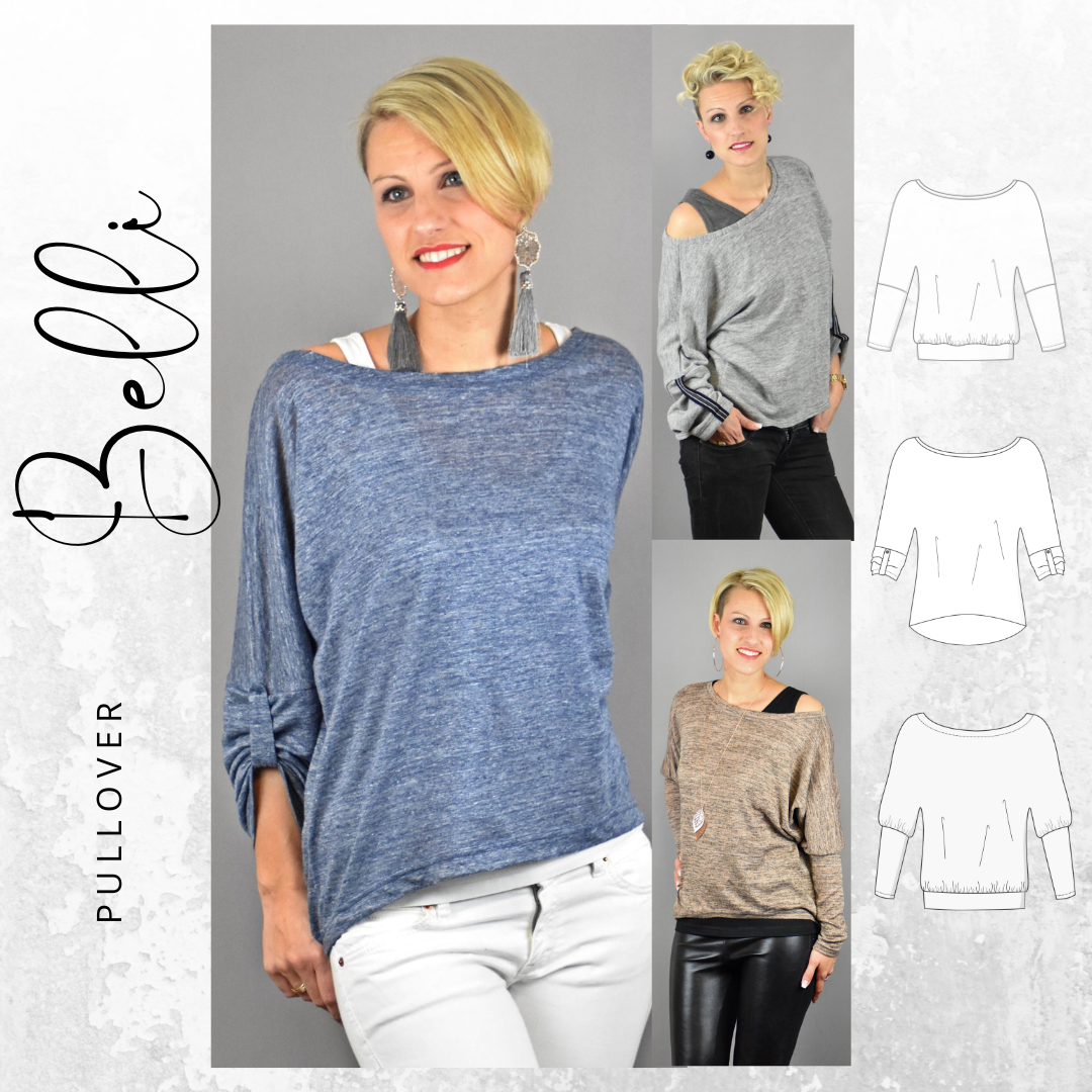 E-Book drei eM's Pullover Belli von Stoffe Hemmers