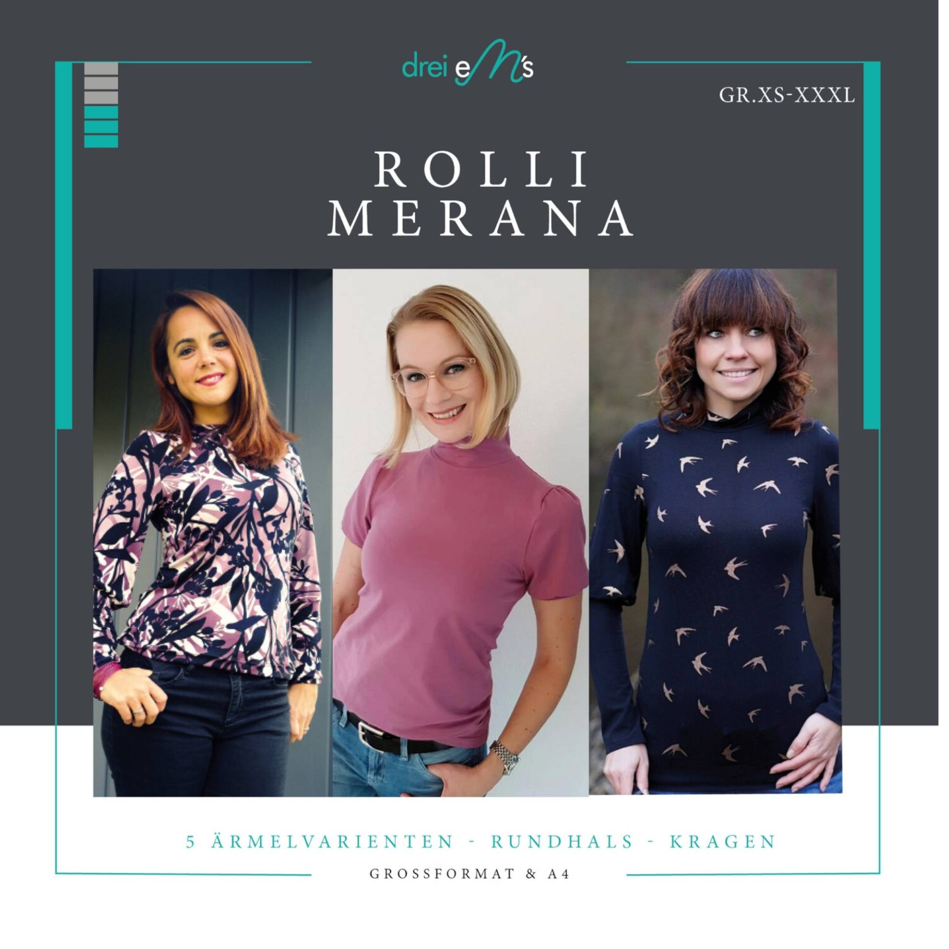 E-Book drei eM's Rolli Merana von Stoffe Hemmers