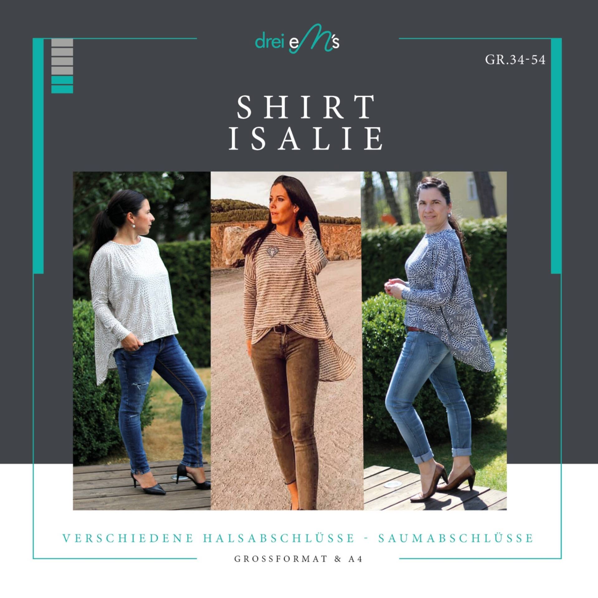 E-Book drei eM's Shirt Isalie von Stoffe Hemmers