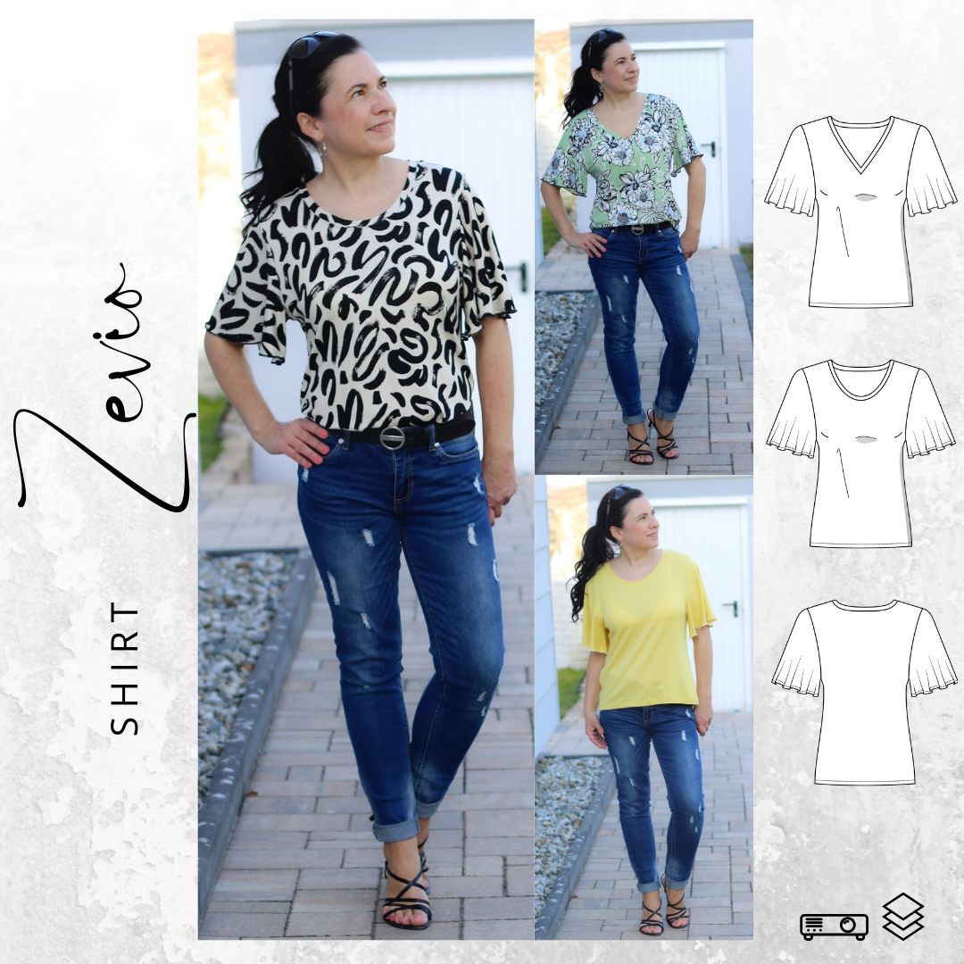 E-Book drei eM's Shirt Zevio von Stoffe Hemmers