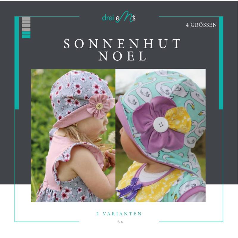 E-Book drei eM's Sonnenhut Noel von Stoffe Hemmers